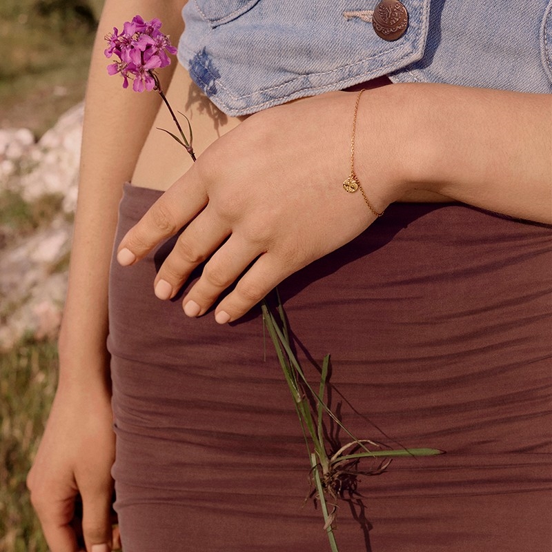 Simea armbånd i forgyldt sølv fra Maanesten 2